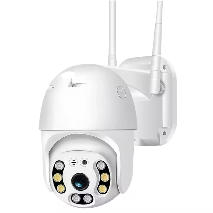 Cámara de Seguridad KEPEAK 1080P Visión Nocturna, Zoom Digital 4, Intermitente, Impermeable IP65, Para Uso Interno y Exterior - 1
