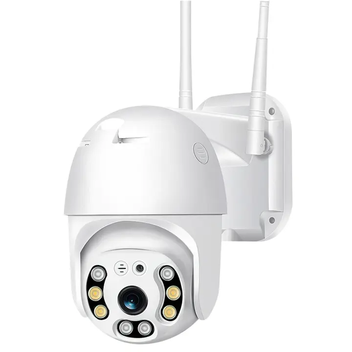 Cámara de Seguridad KEPEAK 1080P Visión Nocturna, Zoom Digital 4, Intermitente, Impermeable IP65, Para Uso Interno y Exterior - 1
