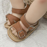 Zapatillas De Verano Para Bebés KIDSUN 2023 Antideslizantes Y Suaves Para Primeros Pasos Niño Y Niña Cuero Goma Talla Ajustable 0-24 Meses - details 12