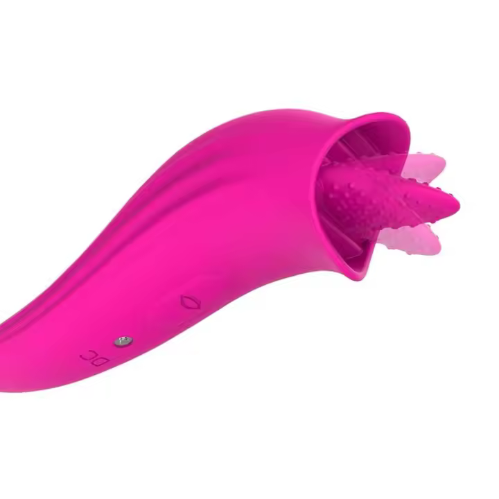 Embalaje privado SEXY 8 velocidades lamiendo lengua vibrador del clítoris estimulación de pezones orgasmo clítoris estimulador del punto G vagina juguetes sexuales para adultos para - 1