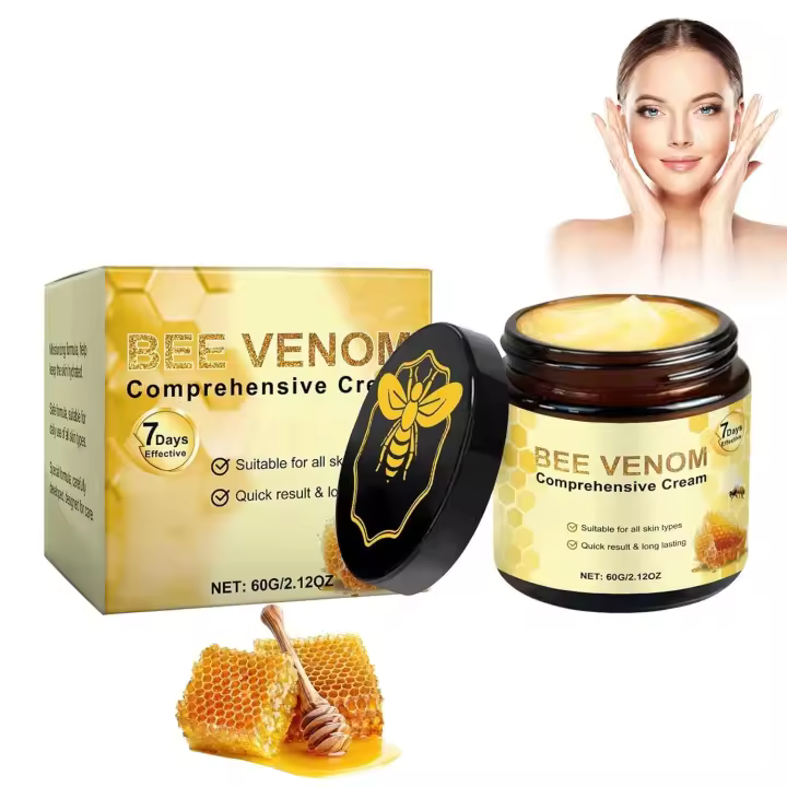 Crema de tratamiento 2 uds, nueva crema de veneno de abeja para la cara del cuerpo, hidratante Natural para la piel, reparadora e hidratante - 1