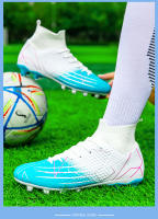 Botas de fútbol para hombre, zapatos de fútbol profesionales FG/TF, botines de tobillo alto para niños pequeños, zapatillas de fútbol para césped, zapatos de entrenamiento de fútbol sala - details 19