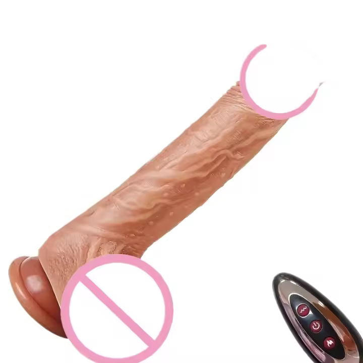 Consolador realista vibrador aplicación Control remoto inalámbrico calentado retráctil grande femenino masajeador vaginal juguetes sexuales para mujeres - 1