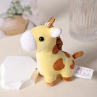 Llavero de caballo de peluche, decoración colgante de animales de dibujos animados, colgante de jirafa, adornos para mochila de felpa, muñeco pequeño de burro - details 7