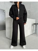 2025 Conjunto de dos piezas de primavera y otoño para mujer Chaqueta holgada informal con cremallera Moda versátil - details 10