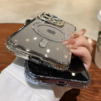 Funda transparente de diamante cristalino para iPhone 16,Compatible con MagSafe - details 12