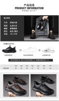 Zapatos Deportivos de Cuero de Vaca de Prima Calidad para Hombres Zapatos Ligeros Antideslizantes para el Día a Día Novedad de Primavera - details 15