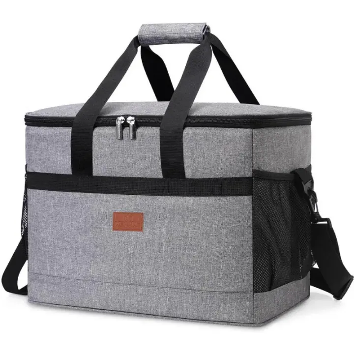 Bolsa de Refrigeración Suave de 32L con Forro Duro Bolsa Grande Aislada para Picnic, Camping, Barbacoa, Actividades al Aire Libre Impermeable, Aislada - 1