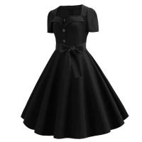 Elegante Vestido de Verano para Mujer Vintage 2025 Estilo Retro de los 50s 60s - details 10