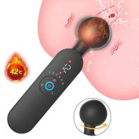 Embalaje privado SEXY AV Vibrador Smart Heating Magic Wand 72 modos Pantalla digital G-Spot Clitoris Estimulador Juguetes sexuales para masturbador femenino - details 0