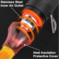 220/110V Pistola de Aire Caliente Herramientas de Bricolaje Herramientas Eléctricas de Calentamiento Mini Soldadura Temperatura Artesanía Soplador Retráctil con Soporte Herramienta de Calentamiento de Película Retráctil - details 3