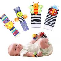Sonajeros para bebés de 0 a 24 meses, juguetes de felpa suave, juego de sonajero de muñeca para pies, juguetes educativos de desarrollo para recién nacidos de dibujos animados para niños - details 8