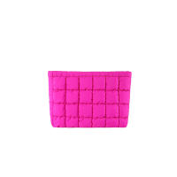 Bolso De Maquillaje Para Mujer Padded Quilted Gran Organizador De Cosméticos Bolsa De Almacenamiento De Maquillaje Puffer Estuche De Belleza Clutch Handbag - details 7