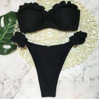 Conjunto de bikini push-pull para mujer, bikini sexy de encaje con lazo, traje de baño de dos piezas para mujer, traje de playa L 2024 - details 33