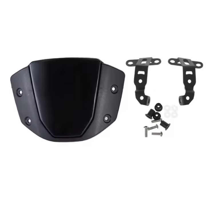 Extensión de parabrisas de motocicleta, Deflector de parabrisas con abrazadera ajustable para CB650R 2019-2021 CB1000R 2018-2021 - 1
