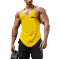 Muscleguys-Camiseta de tirantes para hombre, camiseta sin mangas con estampado de marca para culturismo, entrenamiento y gimnasio - details 11