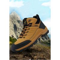 Zapatos de senderismo populares para hombre, zapatillas de cuero para exteriores, botas de montaña, calzado de escalada, trotar, Trekking - details 1