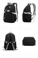 Bolsa escolar para estudiantes, morral sencillo de color sólido para mujer, morral escolar juvenil - details 19
