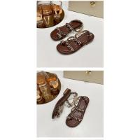 Estilo famoso sandalias de suela plana zapatos de mujer 2025 verano nuevo conjunto de borla de perlas sandalias romanas de suela plana con punta - details 9