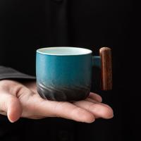 Taza De Café Cerámica Retro Para Oficina Con Filtro Taza De Té Hecha a Mano Regalo De Cumpleaños Para El Escritorio - details 8