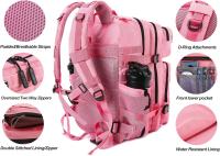 Mochila Táctica de Gran Capacidad de 45 L Ideal Para Senderismo Camping Deportes al Aire Libre Montañismo Impermeable - details 4