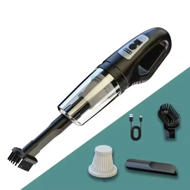 Aspirador portátil de Mano para Coche, aspirador inalámbrico de 120W with Carga USB, powerful suction para Melo de mascotas - 1