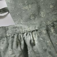 Delantal de cocina de algodón a la moda, delantal de trabajo doméstico con estampado Floral elegante, delantal de limpieza de estilo francés impermeable para cocina - details 3