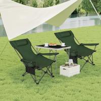 Juego de 2 Sillas de Camping Sillas Plegables, Silla de Acampada Portátil, Ligera para Picnic, Playa, Jardín, Pesca, con Portavasos, Gris - details 26