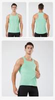 Camiseta de maratón para, camiseta deportiva, camiseta sin mangas para, ropa de gimnasio, camiseta de entrenamiento deportivo - details 13