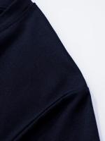 Camiseta de Algodón Puro con Estampado a Rayas Cuello Redondo y Manga Corta - details 7