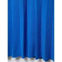 BUNO-Vestido estilo camisa de punto azul para mujer, cuello de solapa, manga corta, corte en A, minivestido con botones, vacaciones de verano - details 9