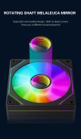 Ventilador de Refrigeración para PC con Efecto de Luz Ciclo Espejo ARGB, RPM 800-2000, Control PWM y Enfriamiento por Agua, Ventilador Refrescante de 120mm - details 5