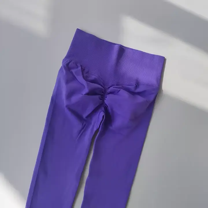 Leggings Deportivos de Nylon de Cintura Alta Leggings de Yoga para Entrenamiento para Mujeres - 1