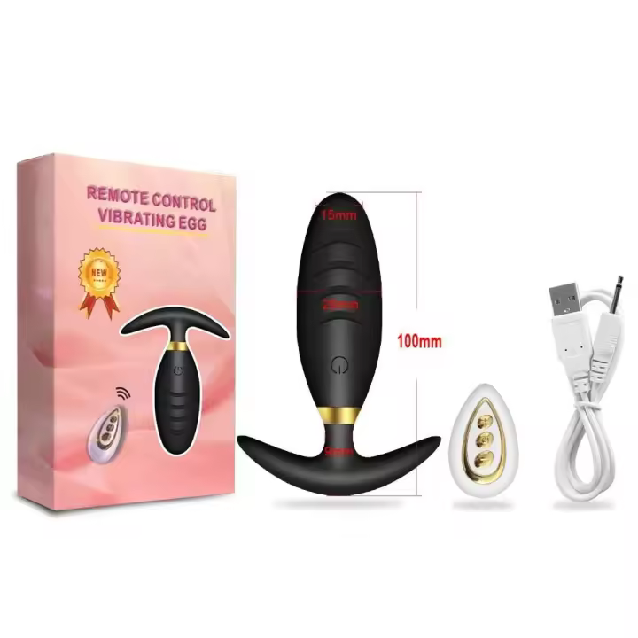 Masajeador Prostatico Inalámbrico Estimulador de Plug Anal Vibrante para Hombres y Mujeres - 1
