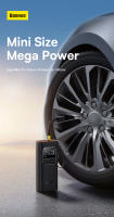 Bomba de Aire Inalámbrica Portátil Baseus Inflador de Neumáticos Eléctrico para Coche, Motocicleta, Bicicleta Hecho en China - details 0