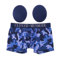 Hombres sexys ropa interior acolchada malla boxeador glúteos levantador agrandar glúteos empuje hacia arriba almohadilla calzoncillos pene bolsa bragas - details 16