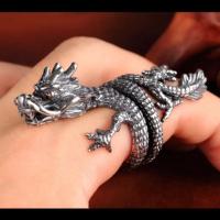 Anillos de Vintage para hombres, Anillo masculino de Gladiador, Faraón Egipcio, accesorios de joyería gótica para fiesta de Hip Hop - details 22