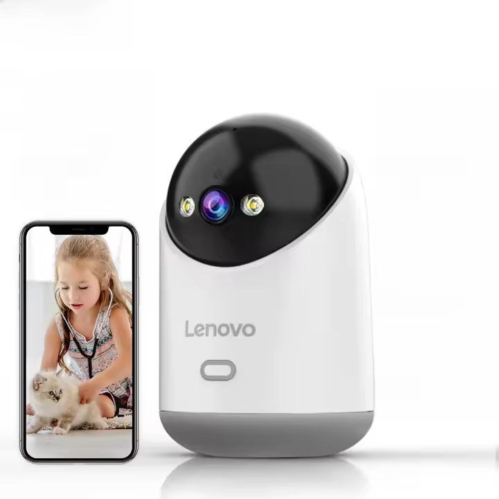 Lenovo Cámara de Seguridad Inteligente de 5MP HD Wifi 5G con Seguimiento Automático - 1