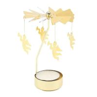 Velas Giratatorias de Metal en Formas de Copo de Nieve y Ángel Portavelas para Té Romántico, Boda, Decoración del Hogar en Navidad - details 31