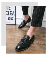 Zapatos y mocasines casuales de cuero para hombres populares chinos - details 5