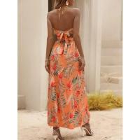 Nueva falda de mujer, estampada, sin espalda, de ence, con abertura - details 31