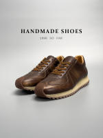 Zapatillas Deportivas de Cuero de Vaca de Alta Gama Calzado Casual para Hombres - details 15