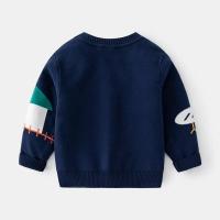 Suéter de invierno para niños y niñas, nuevo cárdigan, chaqueta con hebilla, ropa para niños, prendas de punto para bebés, suéteres de algodón de doble capa para chico - details 2