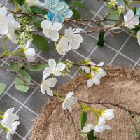 Flor de Lila Artificial de tacto Real, rama de flor de Lila de seda hecha a mano de lujo, flor falsa elegante, decoración de jardín al aire libre - details 5