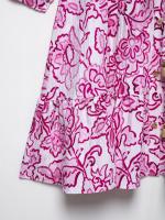 Mini vestido con estampado de flores de moda para mujeres europeas y americanas - details 5