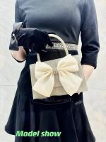 Arco bolso de mano boda dama de honor bolso plisado vestido de banquete tramo diagonal - details 7