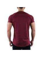 Camiseta lisa de gimnasio para hombre, ropa deportiva de verano, Camiseta de manga corta con cuello redondo, camiseta ajustada de algodón, camisetas de entrenamiento para culturismo - details 11