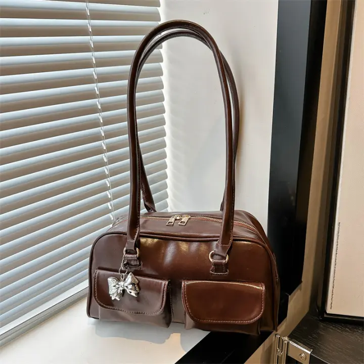 Bolsos populares de este año 2025, nuevo estilo, bolsos cuadrados pequeños y versátiles de verano y otoño para mujer, bolsos de hombro de celebridades de Internet - 1