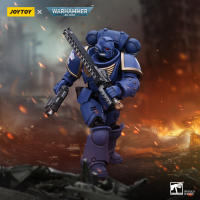 JOYTOY 1/18 figura de acción 40K Ultramarines Outriders y Brother Catonus versión reeditada modelo militar de Anime - details 11