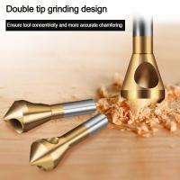 Broca de perforación HSS, cortador de biselado de madera de 90 grados, broca de avellanador, cortador de biselado - details 5